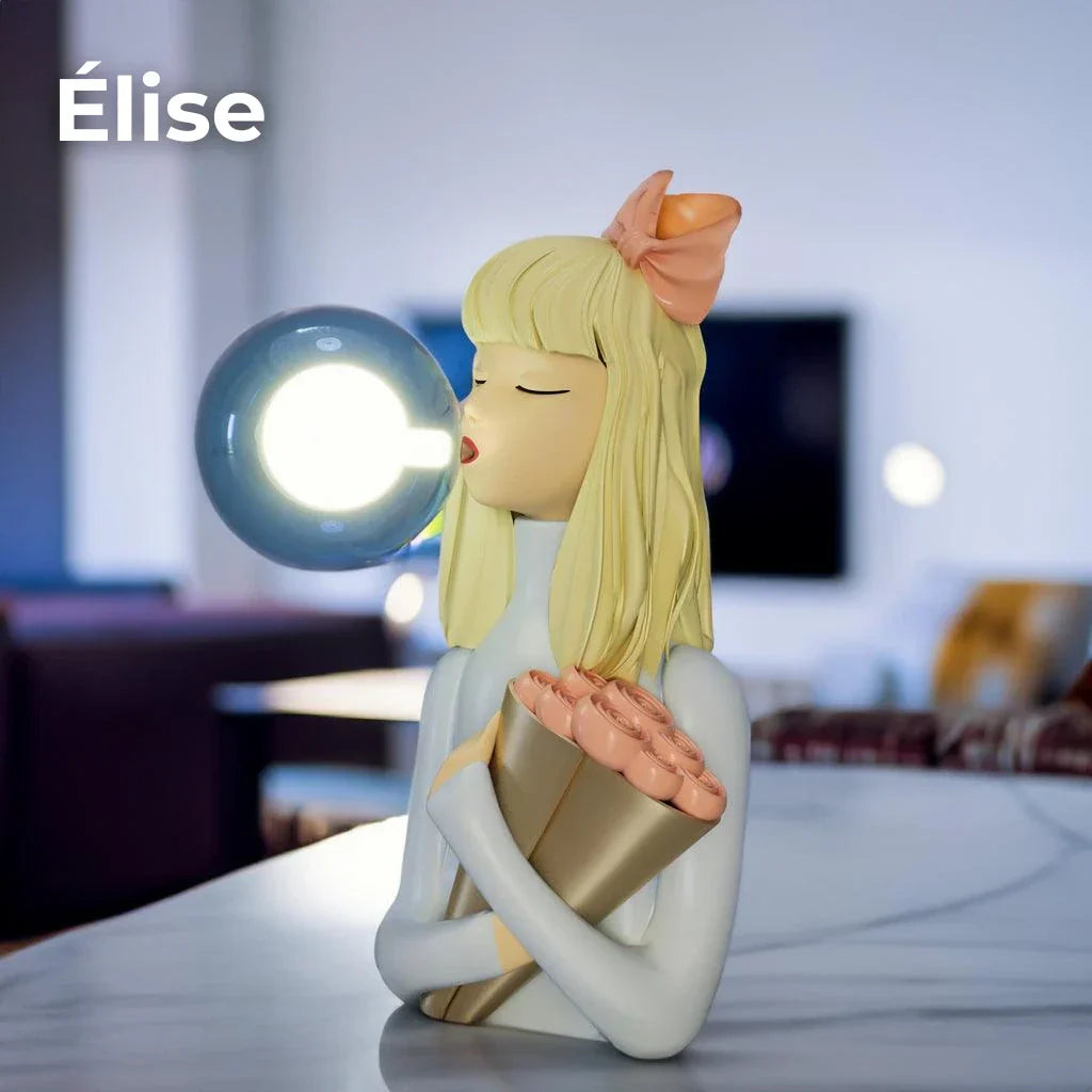 Parisian Bubble Girls - Colored Glass