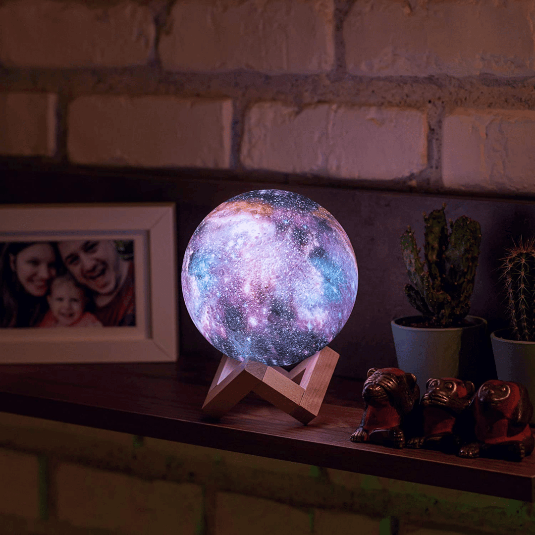 3D Planet Moon Lamp