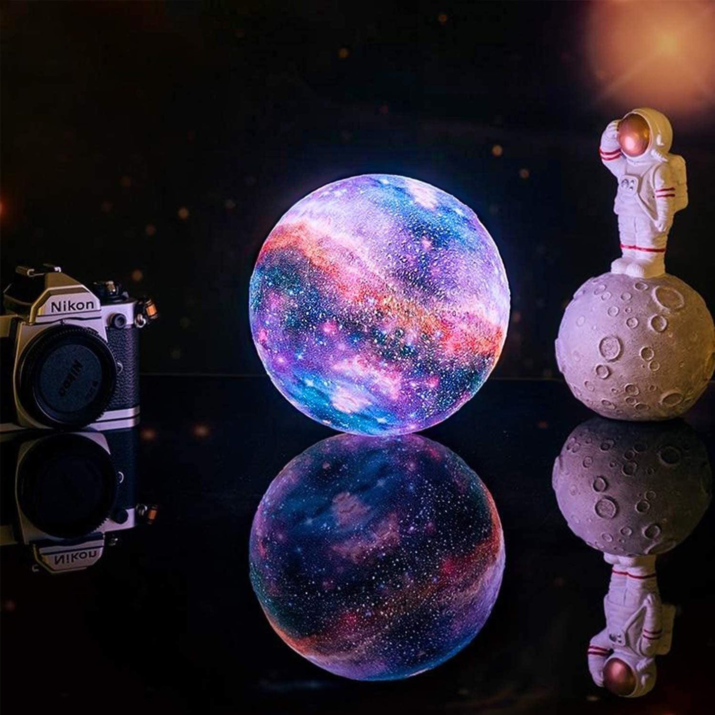 3D Planet Moon Lamp