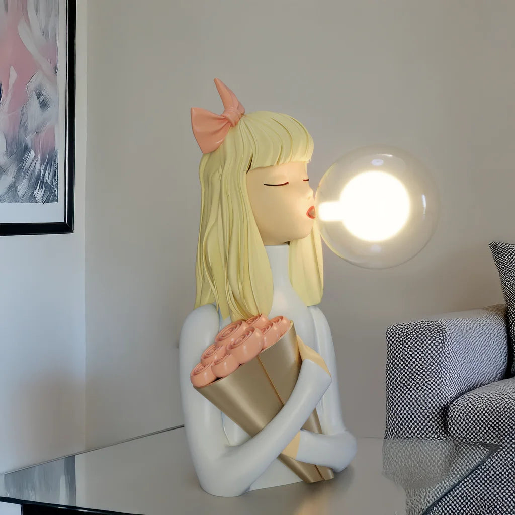 Parisian Bubble Girls - Clear Glass