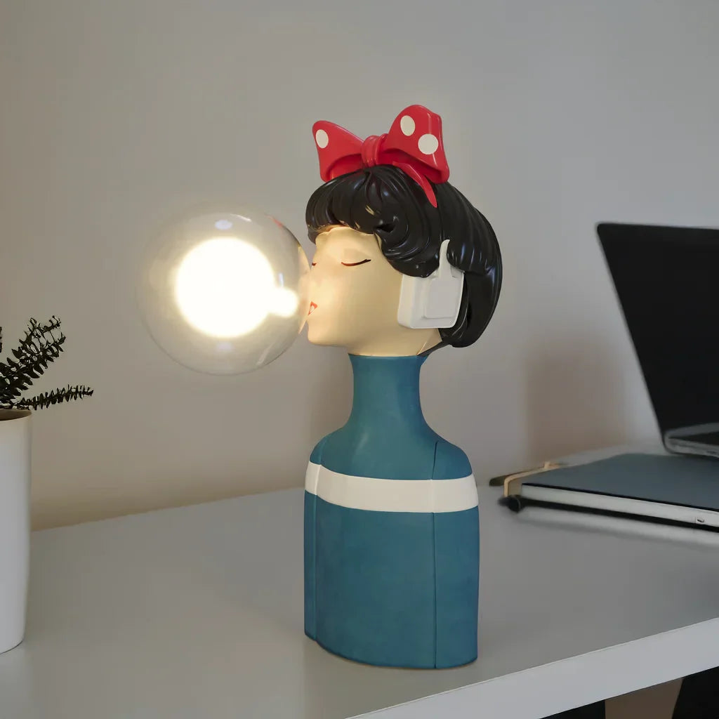 Parisian Bubble Girls - Clear Glass