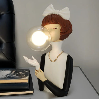 Parisian Bubble Girls - Clear Glass