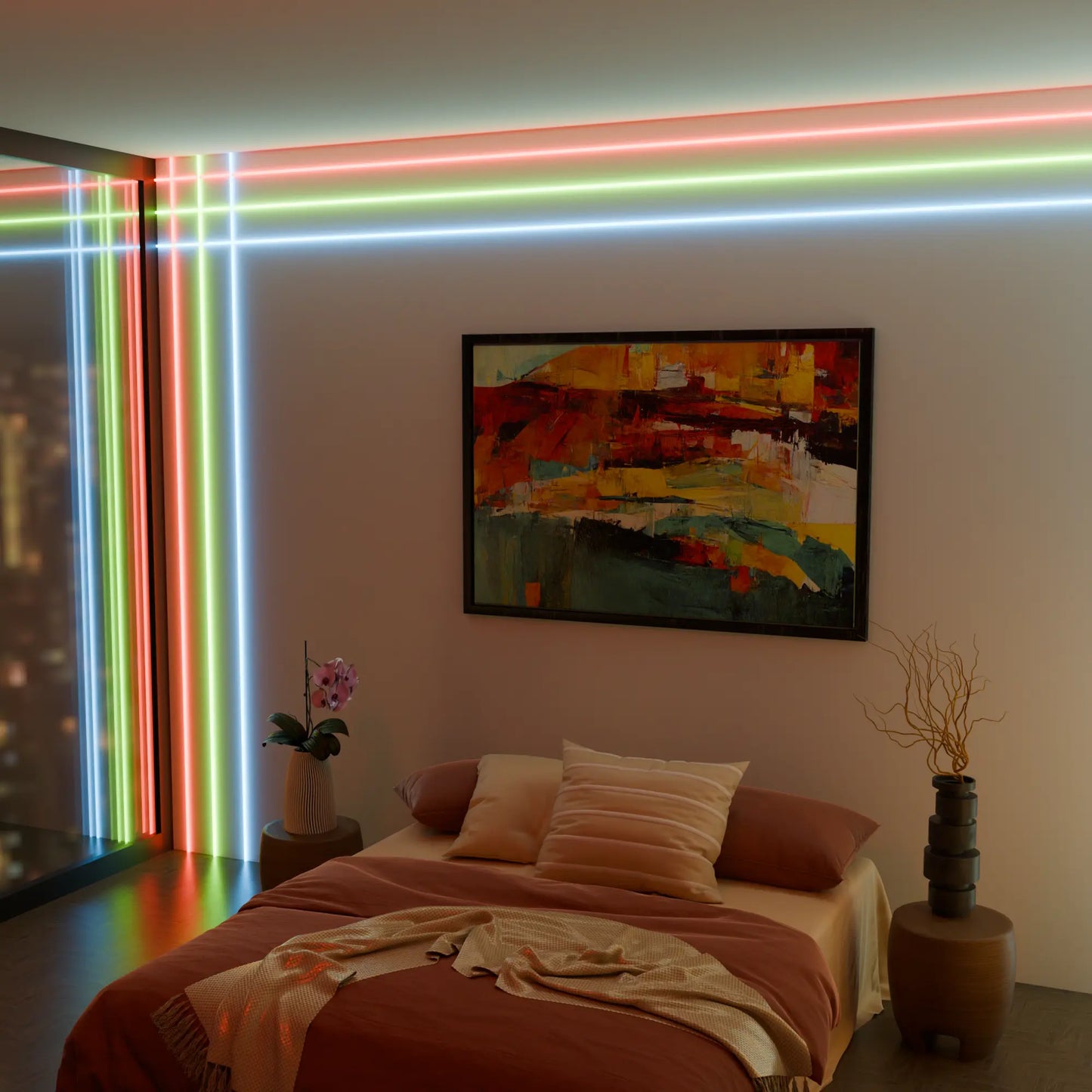 AuraFlow Smart LED Rope Light