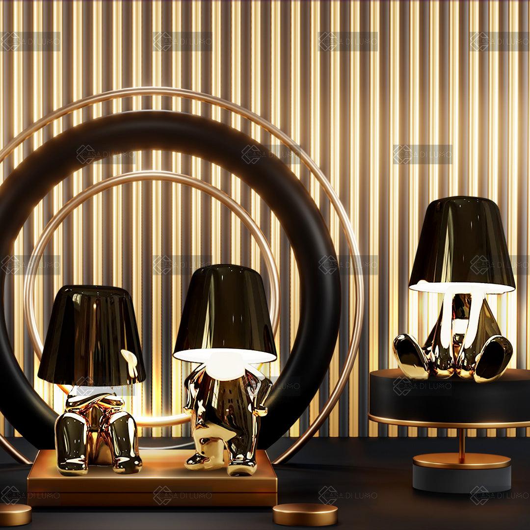 Golden Thinkers - Lamp Collection